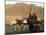 Afghan Kids Ride on a Horse Carriage in Kandahar City, Afghanistan-null-Mounted Photographic Print