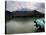 Afghan Man Washes His Face in the River before Going to Evening Prayers-null-Stretched Canvas