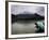Afghan Man Washes His Face in the River before Going to Evening Prayers-null-Framed Photographic Print