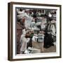 Afghan Money Changers on the Roadside Market-null-Framed Photographic Print
