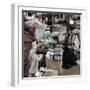 Afghan Money Changers on the Roadside Market-null-Framed Photographic Print