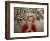 Afghan Refugee Child Looks on in a Neighborhood of Rawalpindi, Pakistan-null-Framed Photographic Print