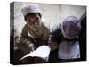 Afghan Refugee Children Read Verses of the Quran During a Daily Class at a Mosque in Pakistan-null-Stretched Canvas