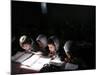 Afghan School Girls Read their Lessons at the Aziz Afghan Secondary School in Kabul, Afghanistan-null-Mounted Photographic Print
