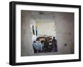 Afghan War 10 Years-Anja Niedringhaus-Framed Premium Photographic Print