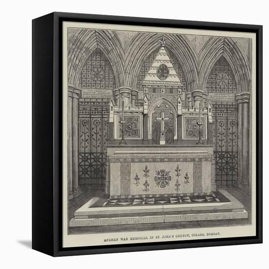 Afghan War Memorial in St John's Church, Colaba, Bombay-null-Framed Stretched Canvas