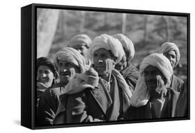 Afghanis during President Eisenhower's visit to Kabul, 1959-Thomas J. O'halloran-Framed Stretched Canvas