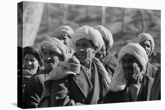 Afghanis during President Eisenhower's visit to Kabul, 1959-Thomas J. O'halloran-Stretched Canvas