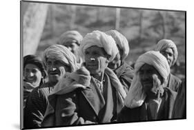 Afghanis during President Eisenhower's visit to Kabul, 1959-Thomas J. O'halloran-Mounted Photographic Print