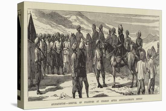 Afghanistan, Arrival of Fugitives at Chaman after Abdur-Rahman's Defeat-null-Stretched Canvas