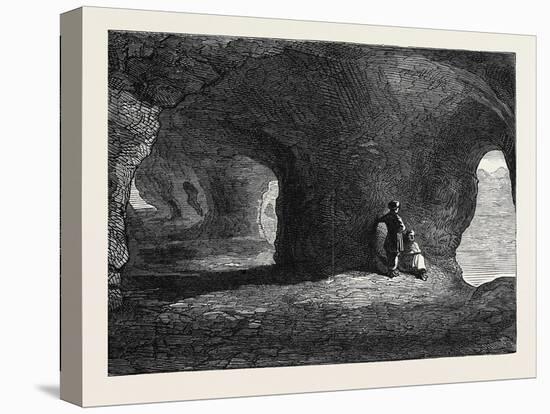 Afghanistan: Caves at the Pheel Khana Tope 1879-null-Stretched Canvas