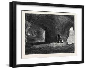 Afghanistan: Caves at the Pheel Khana Tope 1879-null-Framed Giclee Print