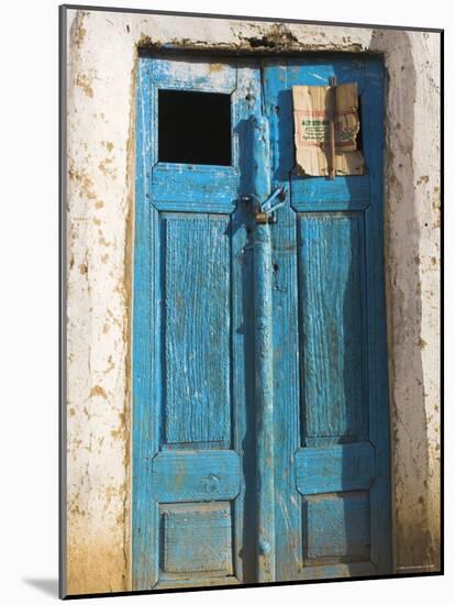 Afghanistan, Faryab Province, Maimana, Blue Mosque Door-Jane Sweeney-Mounted Photographic Print