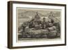 Afghanistan, Homeward Bound from Cabul, the Staff Descending the Cabul River-null-Framed Giclee Print