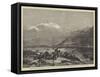 Afghanistan Illustrated, Cabul from the Be-Maroo Hill with the British Cantonments, 1839-40-null-Framed Stretched Canvas