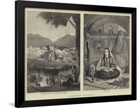 Afghanistan Illustrated-null-Framed Giclee Print