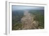 Afghanistan landscape from the Herat-Kabul flight, Afghanistan, Asia-Alex Treadway-Framed Photographic Print