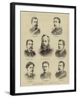 Afghanistan, Major-General Sir F S Roberts and His Staff-null-Framed Giclee Print