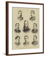 Afghanistan, Major-General Sir F S Roberts and His Staff-null-Framed Giclee Print