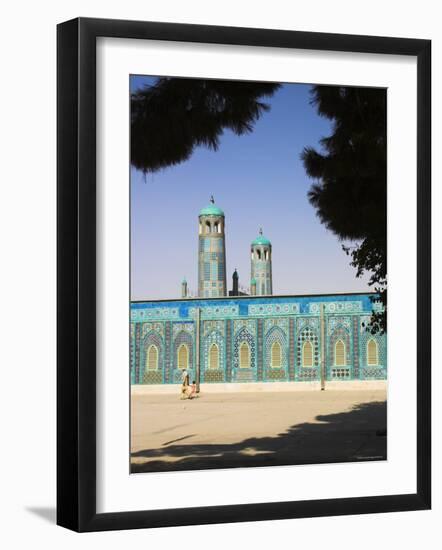 Afghanistan, Mazar-I-Sharif, Shrine of Hazrat Ali-Jane Sweeney-Framed Photographic Print