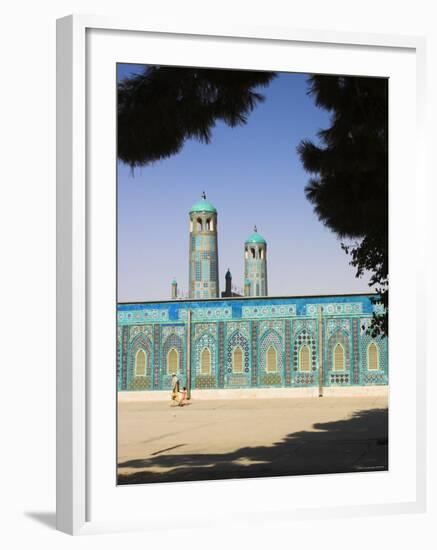 Afghanistan, Mazar-I-Sharif, Shrine of Hazrat Ali-Jane Sweeney-Framed Photographic Print