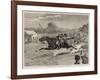 Afghanistan, Native Sports at Candahar-Samuel Edmund Waller-Framed Giclee Print