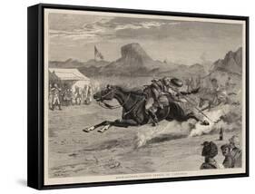 Afghanistan, Native Sports at Candahar-Samuel Edmund Waller-Framed Stretched Canvas