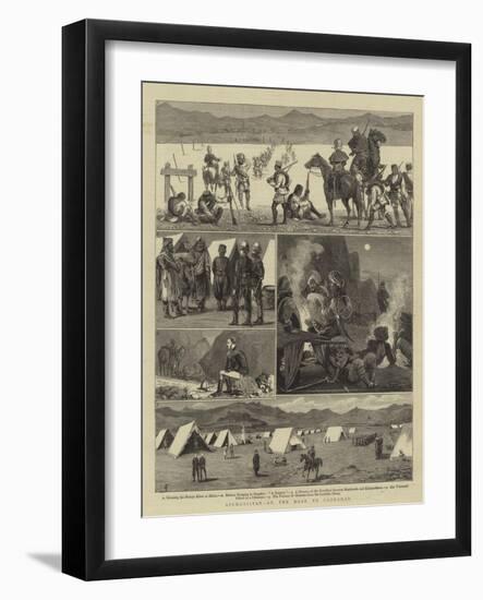 Afghanistan, on the Road to Candahar-Charles Edwin Fripp-Framed Giclee Print