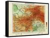 Afghanistan - Panoramic Map - Afghanistan-Lantern Press-Framed Stretched Canvas