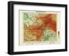 Afghanistan - Panoramic Map - Afghanistan-Lantern Press-Framed Art Print