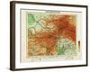 Afghanistan - Panoramic Map - Afghanistan-Lantern Press-Framed Art Print