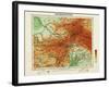 Afghanistan - Panoramic Map - Afghanistan-Lantern Press-Framed Art Print