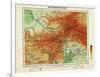 Afghanistan - Panoramic Map - Afghanistan-Lantern Press-Framed Art Print