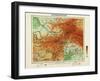 Afghanistan - Panoramic Map - Afghanistan-Lantern Press-Framed Art Print