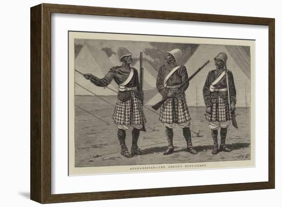 Afghanistan, the Ameer's Body-Guard-John Charles Dollman-Framed Giclee Print