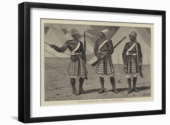 Afghanistan, the Ameer's Body-Guard-John Charles Dollman-Framed Giclee Print