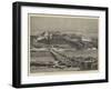 Afghanistan, View of Attock, Showing the Bridge over the Indus-null-Framed Giclee Print
