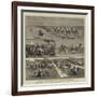 Afghanistan, with a Transport Train on the Way to Quetta-Charles Edwin Fripp-Framed Giclee Print