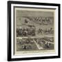 Afghanistan, with a Transport Train on the Way to Quetta-Charles Edwin Fripp-Framed Giclee Print