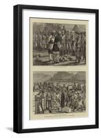 Afghanistan, with the Quetta Division-null-Framed Giclee Print