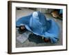 Afghans Girls Look out from the Burqa of Their Mother-null-Framed Photographic Print