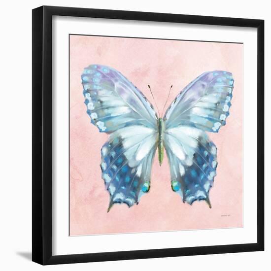 Aflutter I Watercolor-Danhui Nai-Framed Art Print