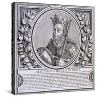 Afonso I of Portugal (Litho)-null-Stretched Canvas