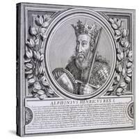 Afonso I of Portugal (Litho)-null-Stretched Canvas