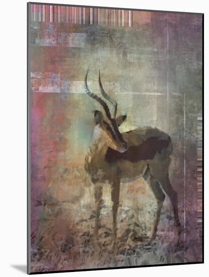 Africa Antelope-Greg Simanson-Mounted Giclee Print