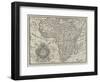 Africa before Stanley, Map of the Continent Nearly Three Hundred Years Old-null-Framed Giclee Print