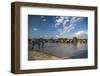 Africa, Botswana, Chobe National Park. Elephant herd in water.-Jaynes Gallery-Framed Photographic Print