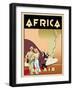 Africa by Air-Brian James-Framed Art Print