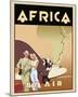 Africa by Air-Brian James-Mounted Art Print