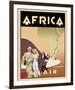 Africa by Air-Brian James-Framed Giclee Print